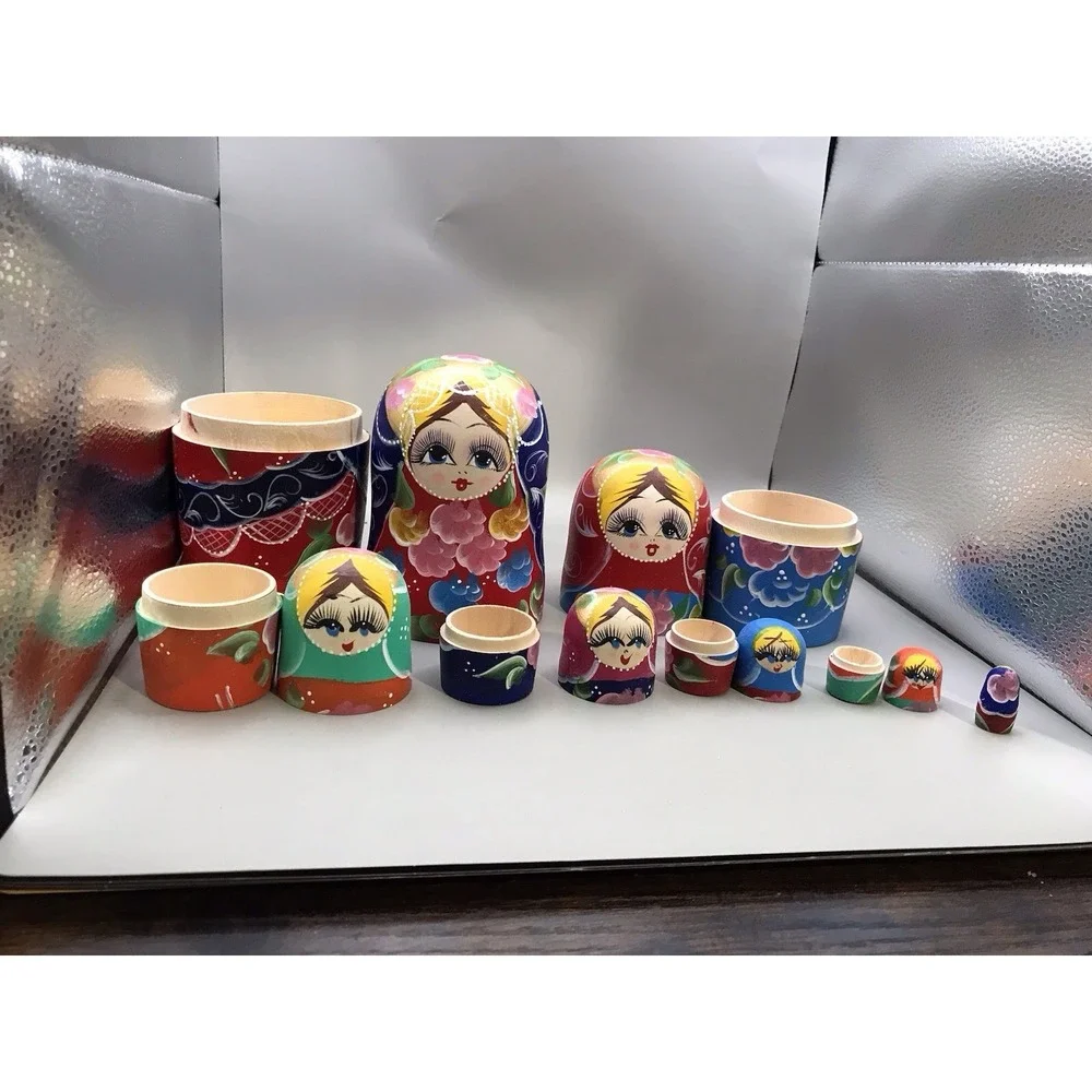Set Of‎ 7 Russia Like Nesting Dolls 8